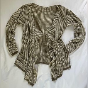 Neutral Beige Crochet Knit Cardigan | Honest Prices & Photos